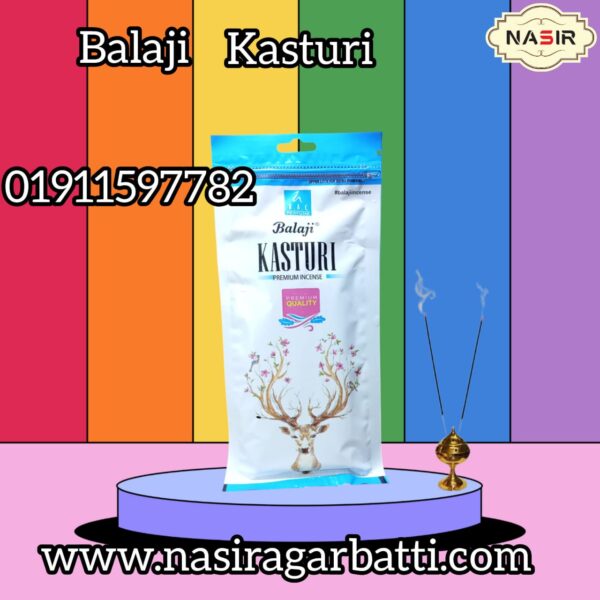 Balaji ,Kasturi Zipper Agarbatti 150 gm