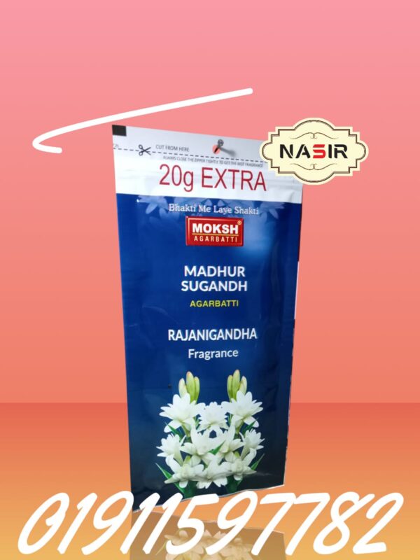 🌸 Moksh Agarbatti – Rajanigandha Fragrance 🌸