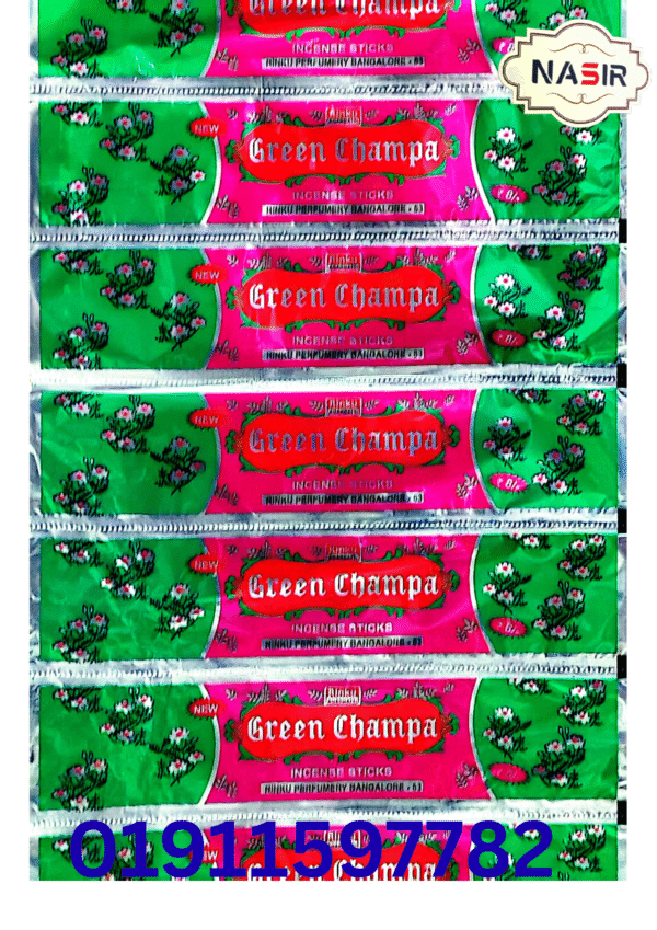 Green Champa Incense Sticks–গ্রিন চম্পা প্রিমিয়াম আগরবাতি