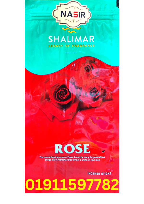 Nasir Shalimar Rose Incense Sticks – Rose fragrance agarbatti