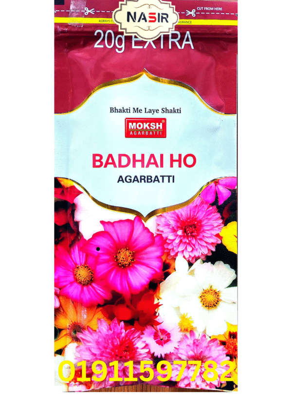 Moksh Badhai Ho Premium Floral Agarbatti